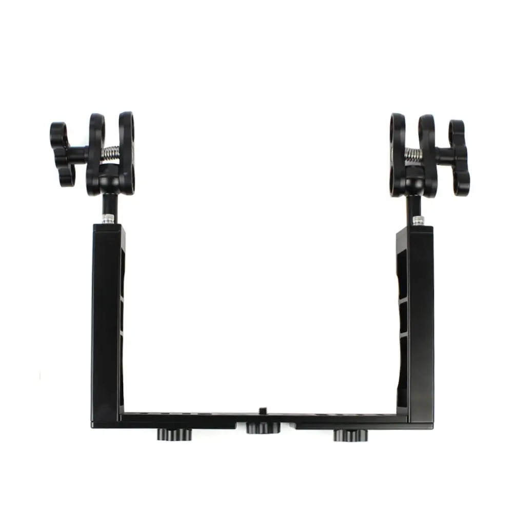 Subaquática de Mergulho de Alumínio com Clipe de Borboleta Cardan para Gopro Kit de Bandeja Flutuante Braço Punho Grip Esporte Ação Slr Câmera Peças