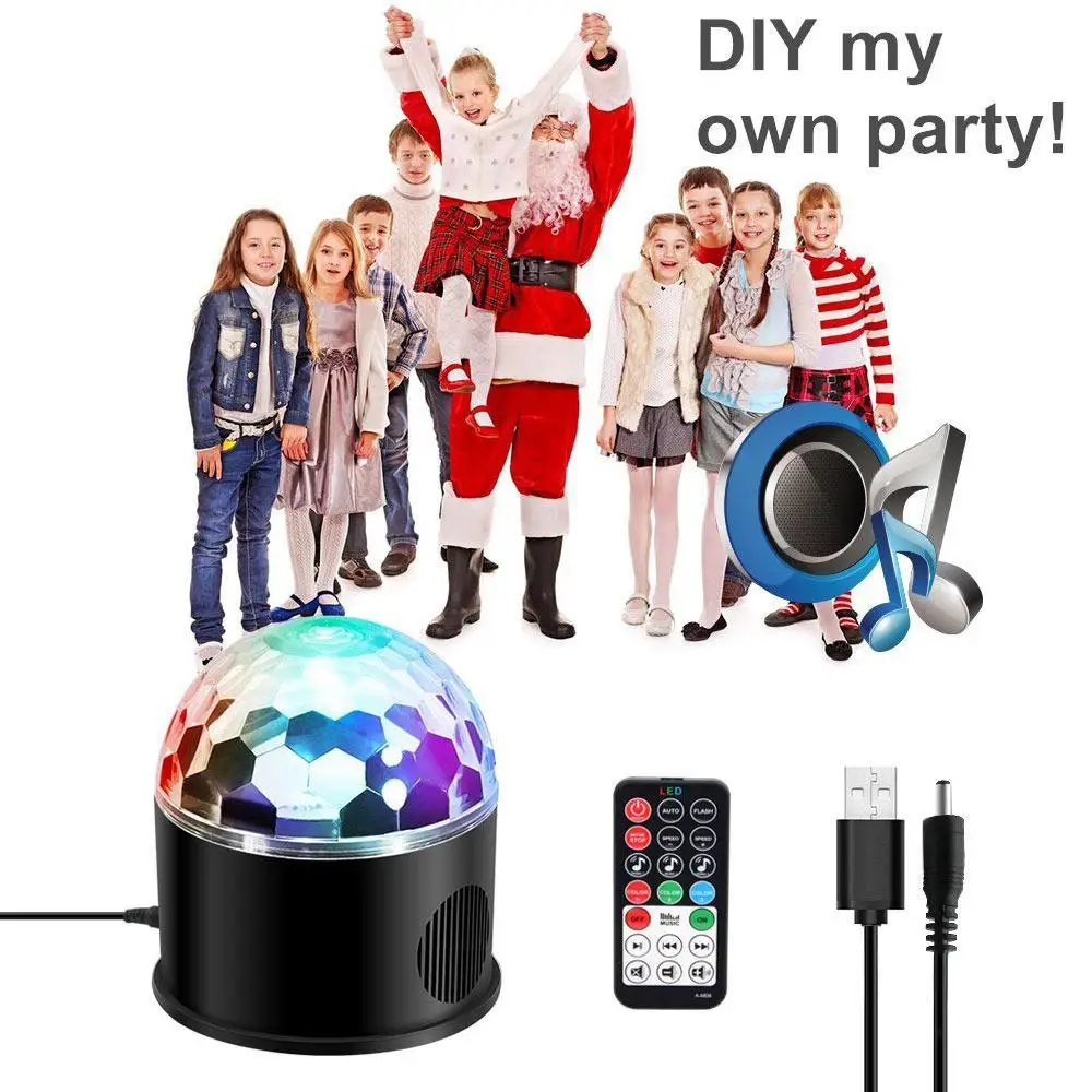 

AKDSteel 9-colour Bluetooth Stage Light Projection Lamp Remote Control Music Light Festival Decoration USB Plug
