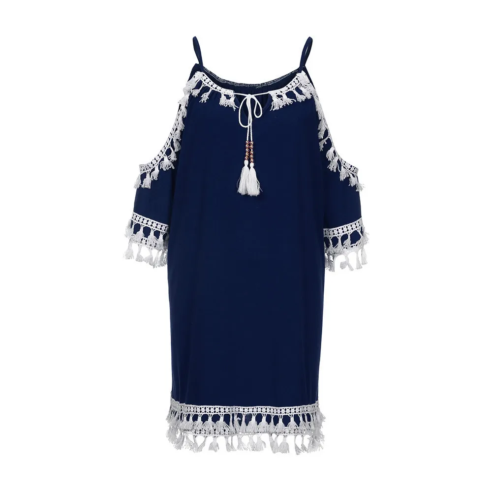 Стиль Лидер продаж женское платье с открытыми плечами Короткие Коктейльные Вечерние пляжные платья Сарафан высокое качество распродажа