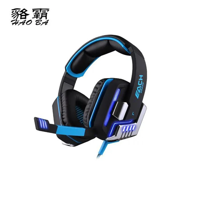 

HAOBA G8200 Glowing vibration USB 7.1 Wearing style Internet cafe headphones Multi-channel with microphone Comfortable headset