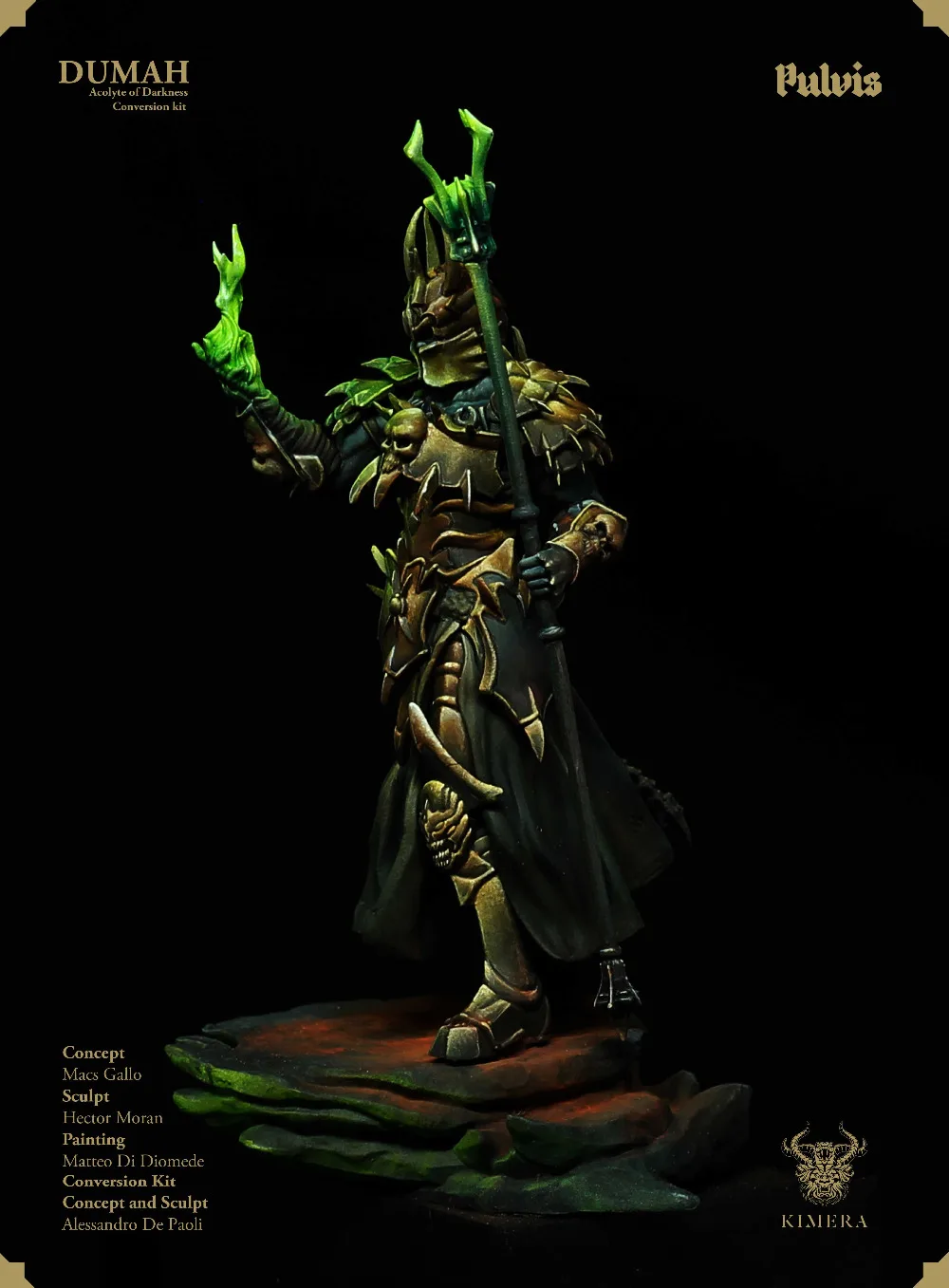 [Loong Way Miniatures] Kimera Dumah Acolyte of Darkness 75 мм миниатюра