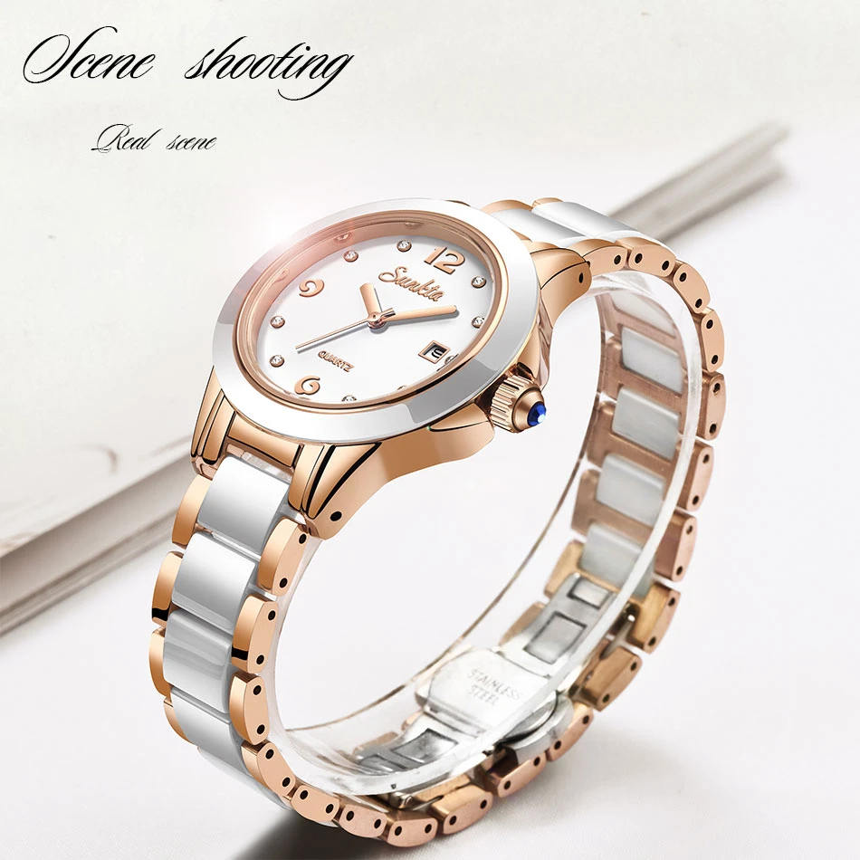 Топ люксовый бренд женские часы из розового золота SUNKTA2019 новые женские ультра-тонкие часы модный бутик девушка часы Senhoras Assistir