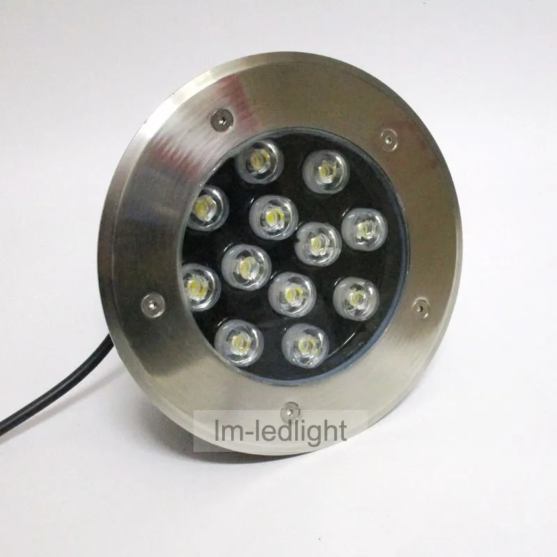 Наружного освещения 12 В 12 Вт IP67 водонепроницаемый Светодиодный прожектор Bridgelux 45mil встраиваемые открытый lampara led снаружи