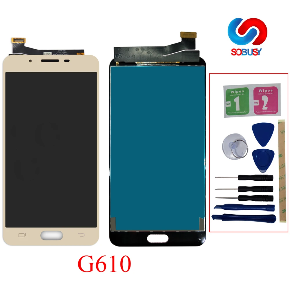 

LCD Screen For SAMSUNG Galaxy J7 Prime 2016 G610 G610F G610M G610K G610L G610Y LCD Display Touch Screen Digitizer Assembly Parts