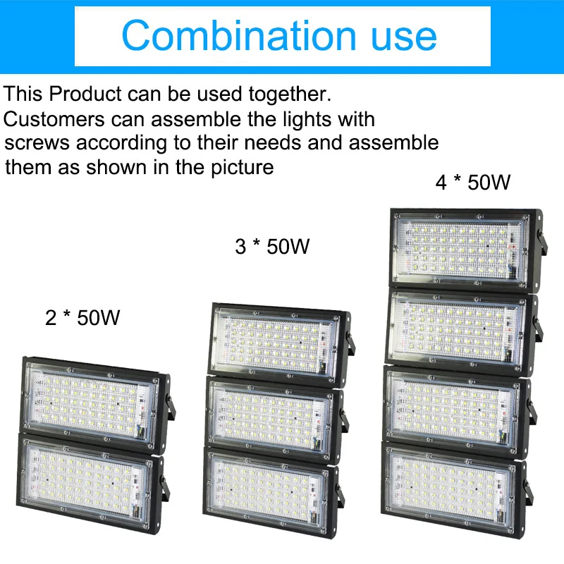 = K) = IP65 удаленный многоцветной RGB Светодиодный прожектор светильник 50W 100W 200W Светодиодный прожектор светильник переменного тока 220V LED пятно света Светодиодный светильник Водонепроницаемый открытый светильник Инж