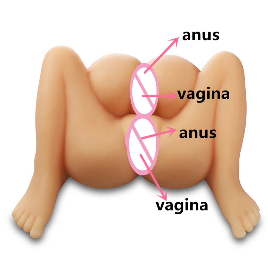 4 holes use 2 pussy vagina 2 butt ass anus full silicone font b sex b