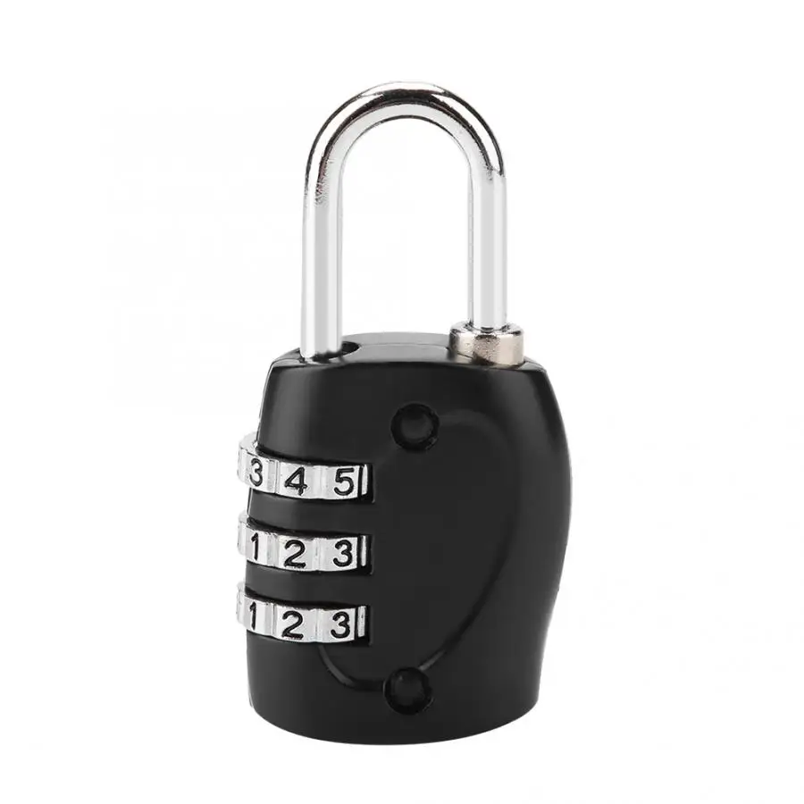 3 мини набора цифр код пароль комбинации замок безопасности путешествия безопасный замок для навесной замок для багажа шкафчик Cijfersloten
