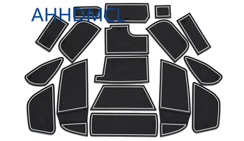

Car Door Gate Slot Mats Cup Armrest Storage Pad Mat For Ford Focus 2015 2016 2017 2018