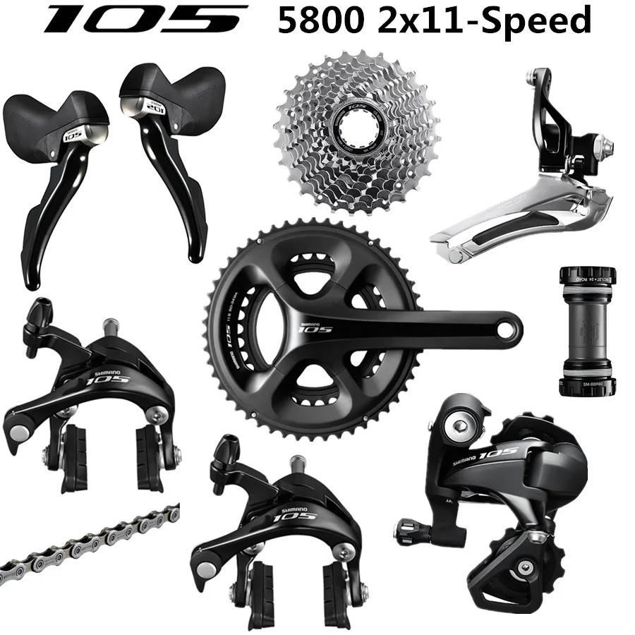 SHIMANO 105 5800 переключения передач указано дорожный велосипед В переменного тока 50