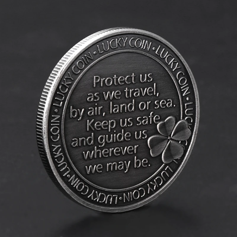 

Commemorative Coin Lucky Travel Safety Shipping Collection Arts Gifts Souvenir
