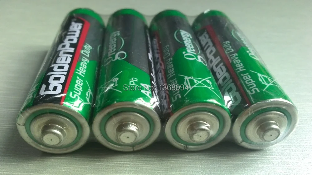 10PCSAaBatterygoldenPowerStandardBatteriesNewGreenergy15vR6P