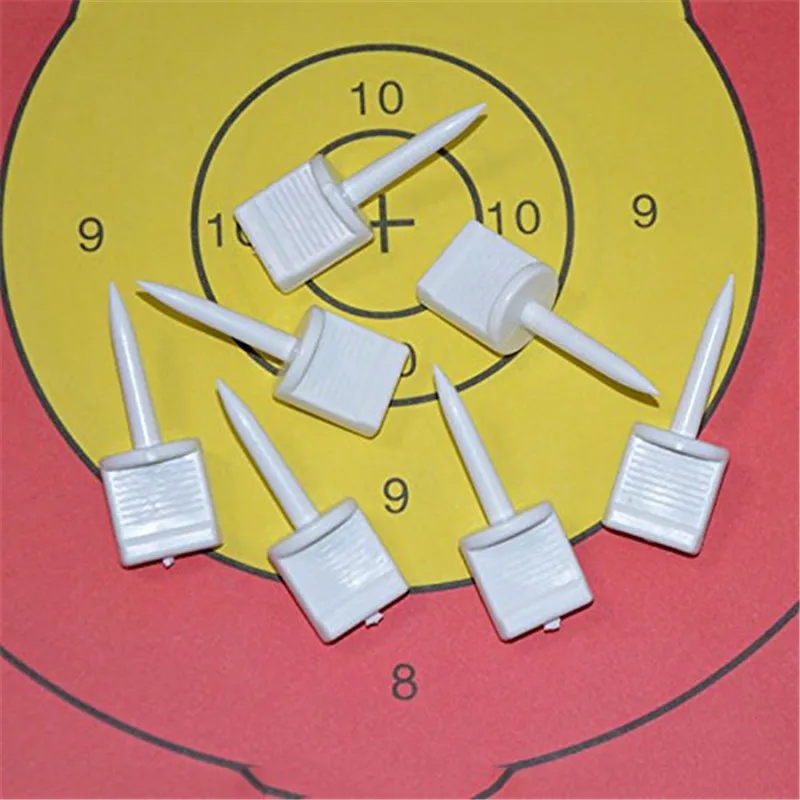 

10Pcs/set Plastic Professional Outdoor Archery Hunting Shooting Target Nail Pin Used To Fixed Target Paper Camping Accessory