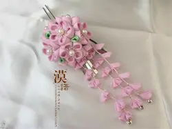 2018 ручной работы японский заколки для волос оригинальный дизайн невесты Hanfu Классическая Аксессуар Цветок Шпилька заколка для причёски O