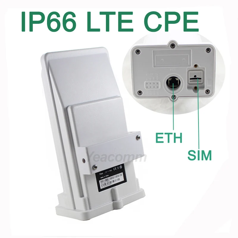 Поддержка POE YF-P11 Открытый 4g CPE маршрутизатор Точка доступа мост LTE 150 м с 8dbi встроенной антенной - Цвет: 4g outdoor CPE