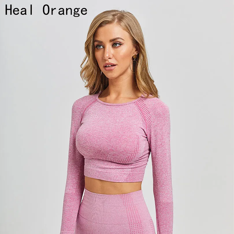 

Sport Top Long Sleeve Sport Shirts Women Fitness Strapless Yoga Shirt Sexy Back Mesh Tank Top Running T-shirt Women Sportswear