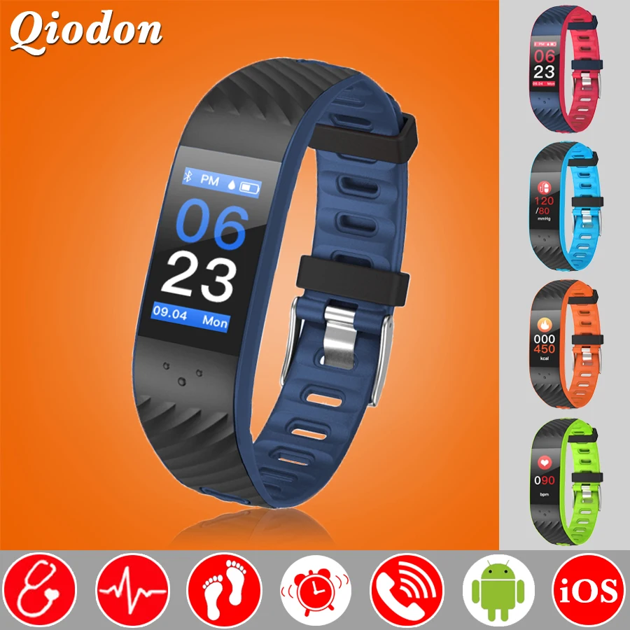 

Newest Color Screen Fitness Bracelet Smart Bracelet Band Blood Pressure Heart Rate Smart Wristband Fitness Tracker Pedometer