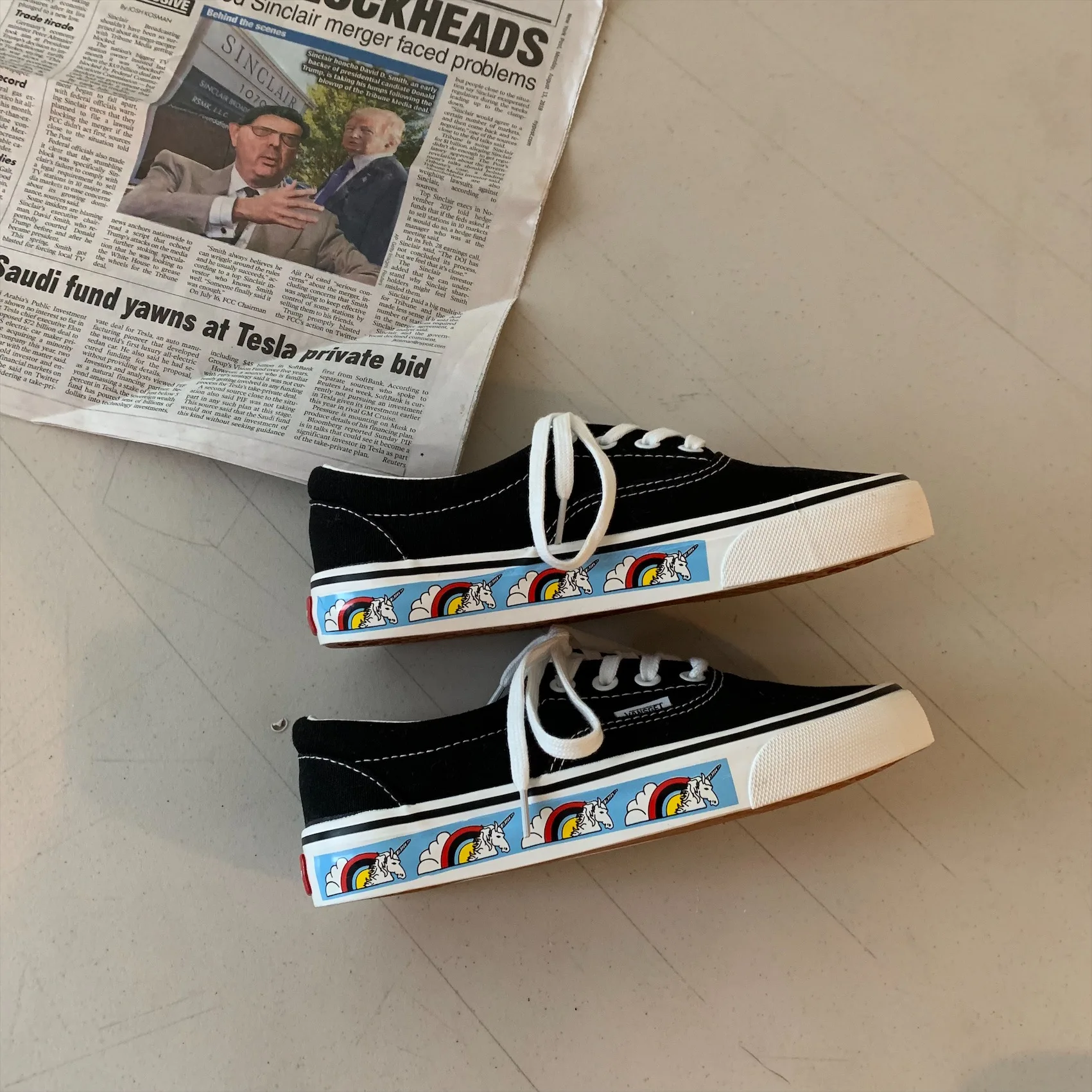 Unicorn Canvas Women Sneakers -Unicorn Fashion