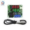 XH-W1219 DC 12V de doble LED termostato con pantalla Digital, controlador de temperatura, interruptor, relé de Control, módulo de Sensor NTC ► Foto 2/6