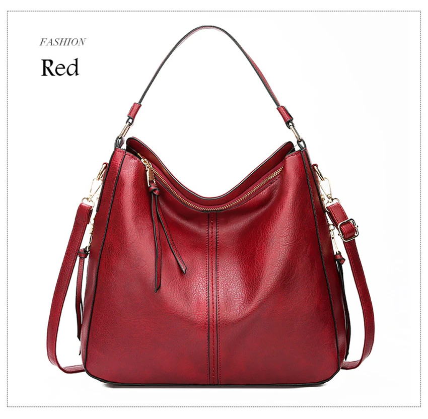 Сумки REALER, женская сумка через плечо, Женская Повседневная Большая сумка, высокое качество, искусственная кожа, женская сумка-хобо, сумка-мессенджер