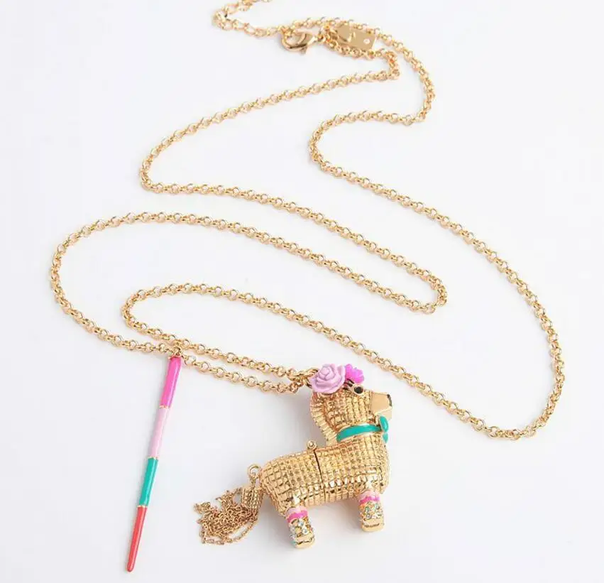 Copper Necklace Luxury Necklace High Quality Cute Long Sweater Chain Pendant Aliexpress