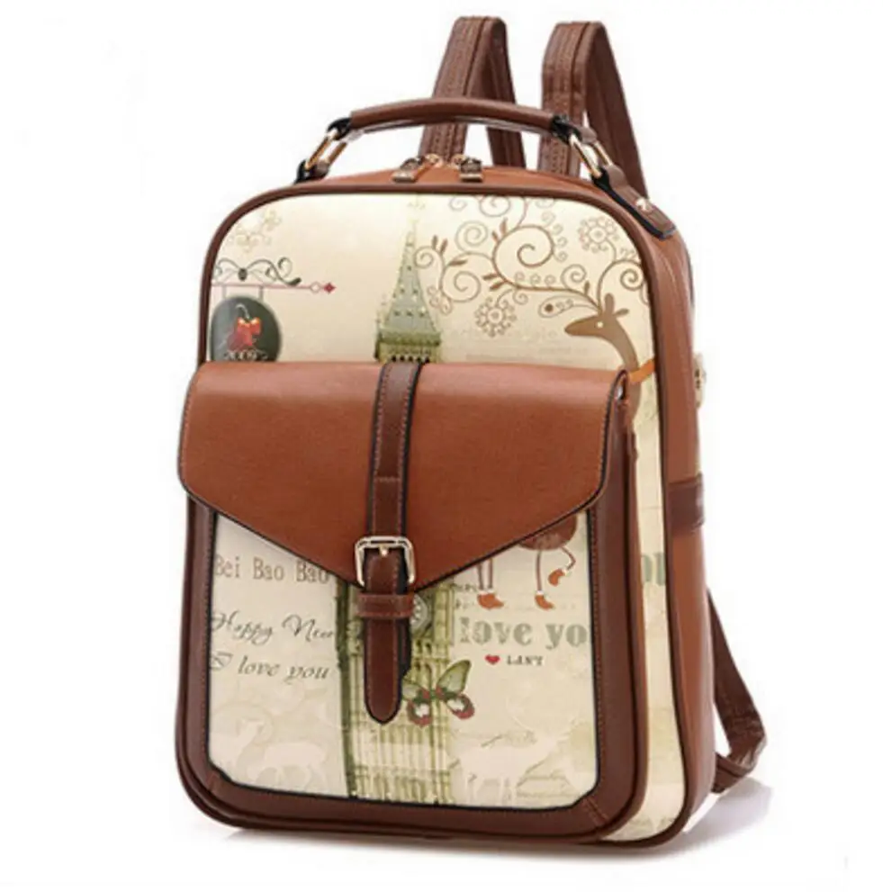 2017 Fashion Women Backpack College Style Good Quality School Backpacks