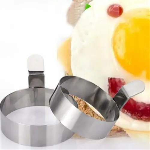 

Nonstick Pancake Cooking Tool Egg Ring Maker Egg Cooker Pan Perfect Circle Round Fried/Poach Mould Egg Mold