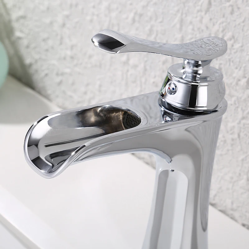 Все меди горячей и холодной одно отверстие кран умывальник свинца faucet