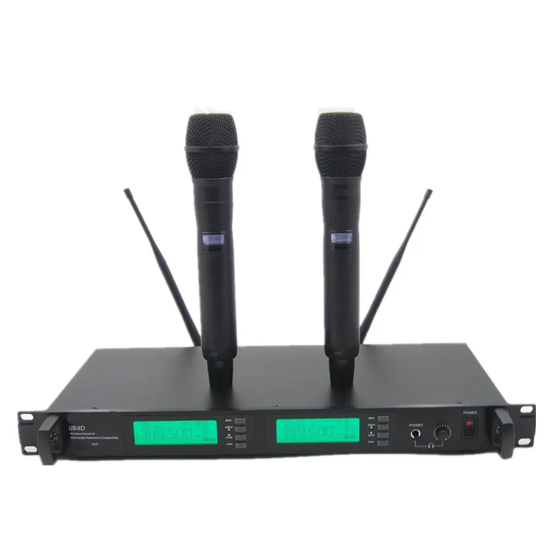 Professional UR24D PLL True Diversity UHF Wireless System