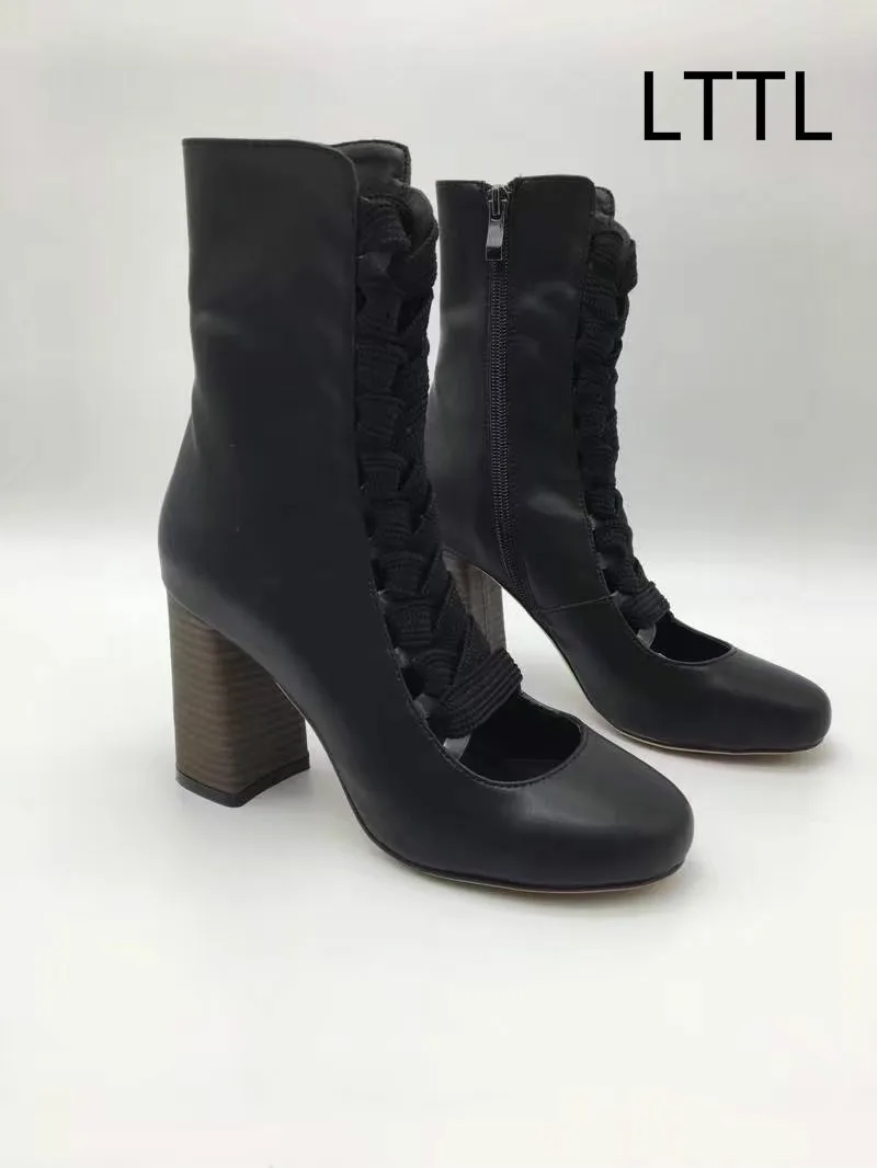 spike heeled boots