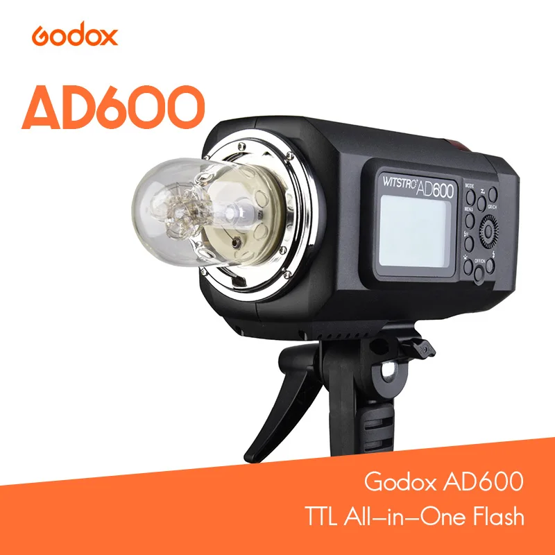 

Godox AD600 TTL All-in-One Flash Lithium battery with Bowen or Godox Mount for Nikon / Cannon / Sony camera photography