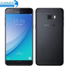 Оригинальный samsung galaxy c5 pro c5010 мобильного телефона 4 ГБ ram 64 ГБ rom отпечатков пальцев двойной sim 5.2 “GPS 16.0MP 4 Г LTE NFC Смартфон