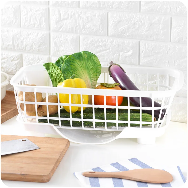 كبير قدرة السكاكين استنزاف رف تخزين الرف متعددة الوظائف المطبخ تخزين الرف بالوعة حامل أواني مصنوع من خشب الخيزران استنزاف الرف المنظم