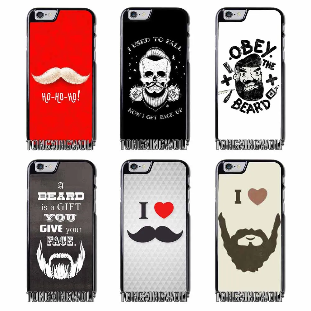 love Beard Mustache Cover Case For Samsung S4 S5 S6 S7 S8 Eege Plus Note 2 3 4 5 8 Huawei honor P8 P9 P10 Lite | Мобильные телефоны