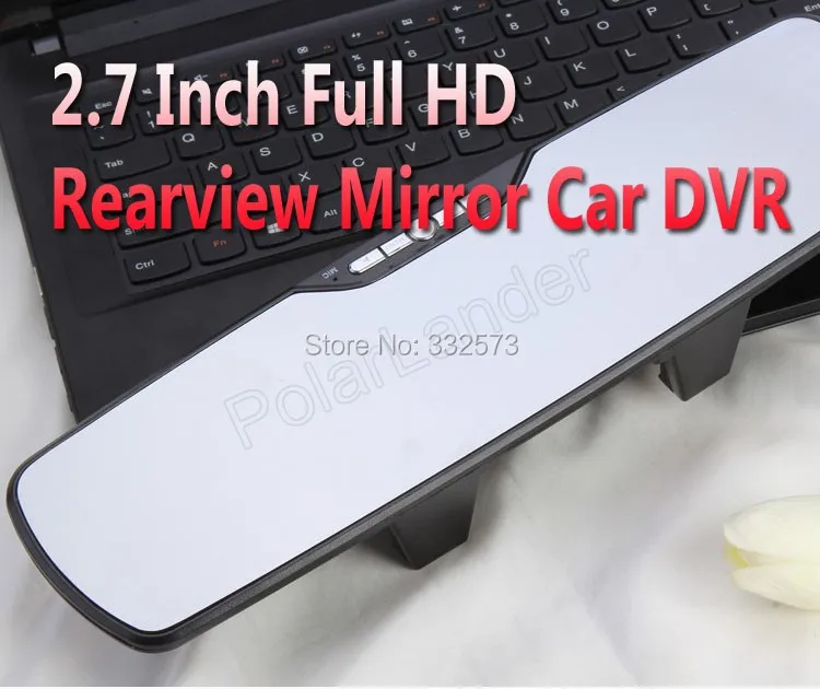 2," зеркало заднего вида камера видео цифровой видеорегистратор для автомобиля Full HD 1080 P видеокамера Dash Cam g-сенсор ночное видение