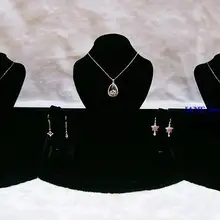 EMS Классическая поступление Серебряные ювелирные изделия Дисплей Цепочки и ожерелья стенд держатель Организатор Чехол