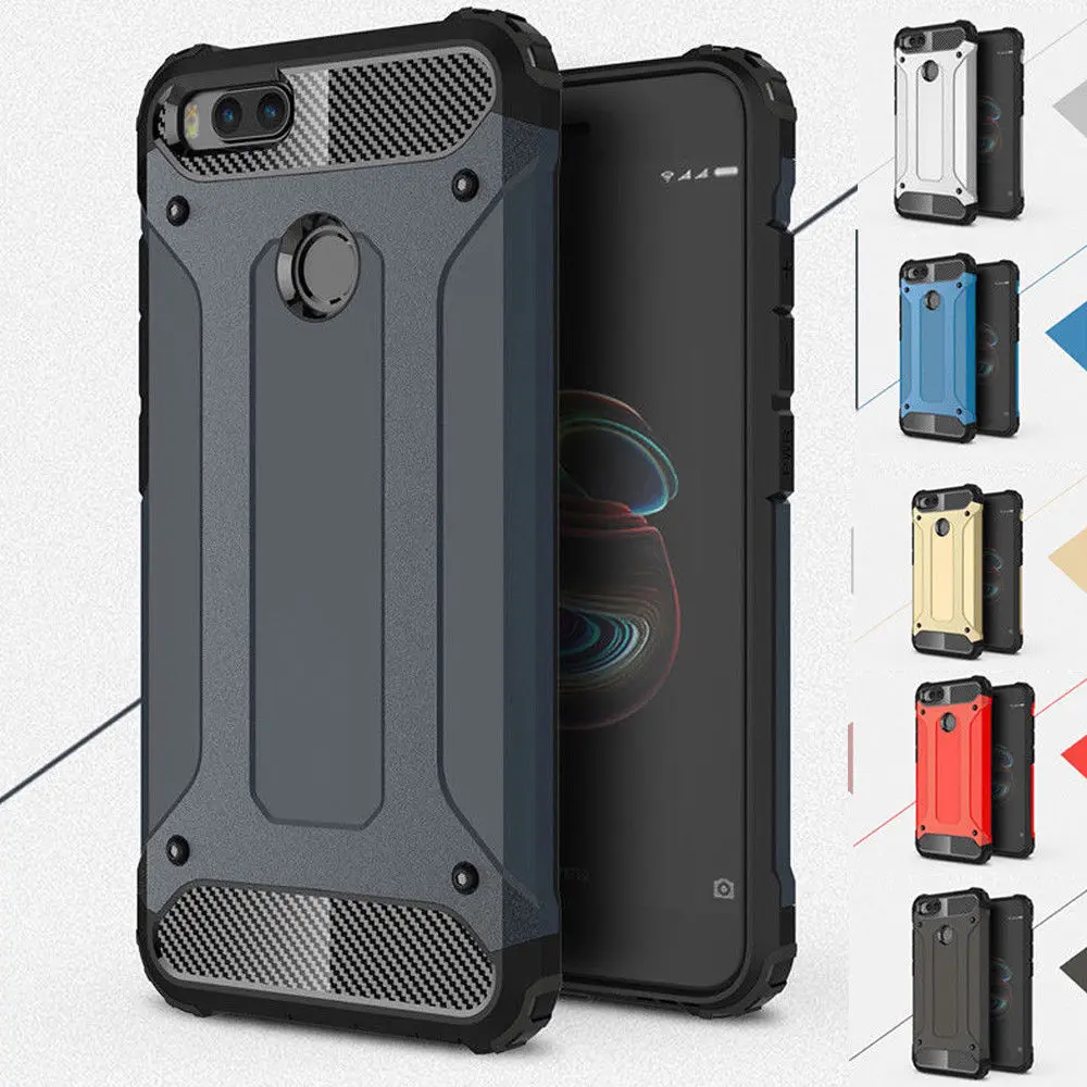 

Rugged Armor Shockproof Phone Case for XiaoMi RedMi NOTE 5 Pro Hybrid Dual Layer Full Protective Cover for RedMi 4X NOTE 4X 4 X