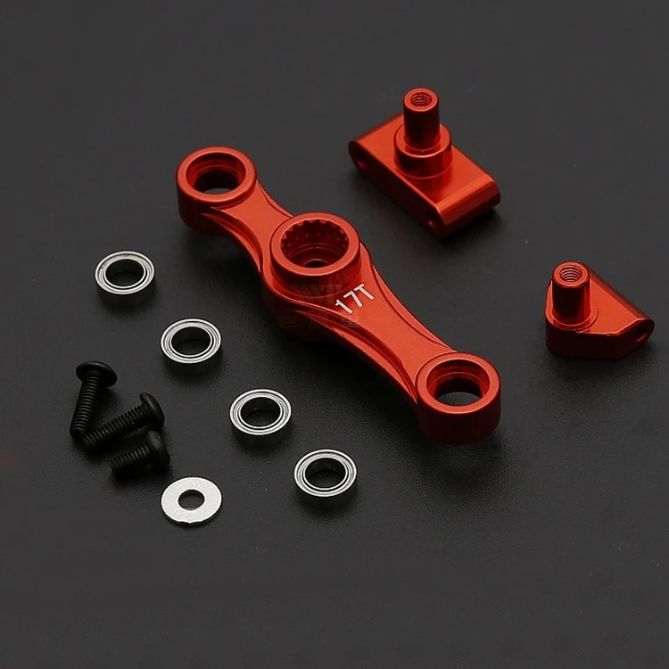 

1Set LT Gasoline Truck Throttle Servo Arm 87053 15T/17T SAVOX 0236 Steering Servo Arms for 1:5 RC Cars Modified Upgrades