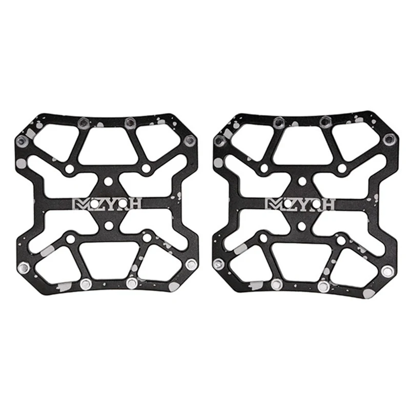 1 Pair Aluminum Alloy Bicycle Pedal Flat Platform Adapter Conversion Universal Compatible MTB Road Bike Parts Accessories - Цвет: b