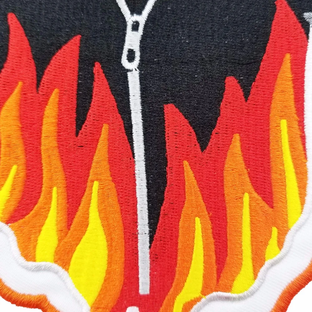 T17421-1 DEVILS GHOSTS MONTRAL MC 1% EMBROIDERY IRON PATCH CUSTOM SEW BADGE (2)