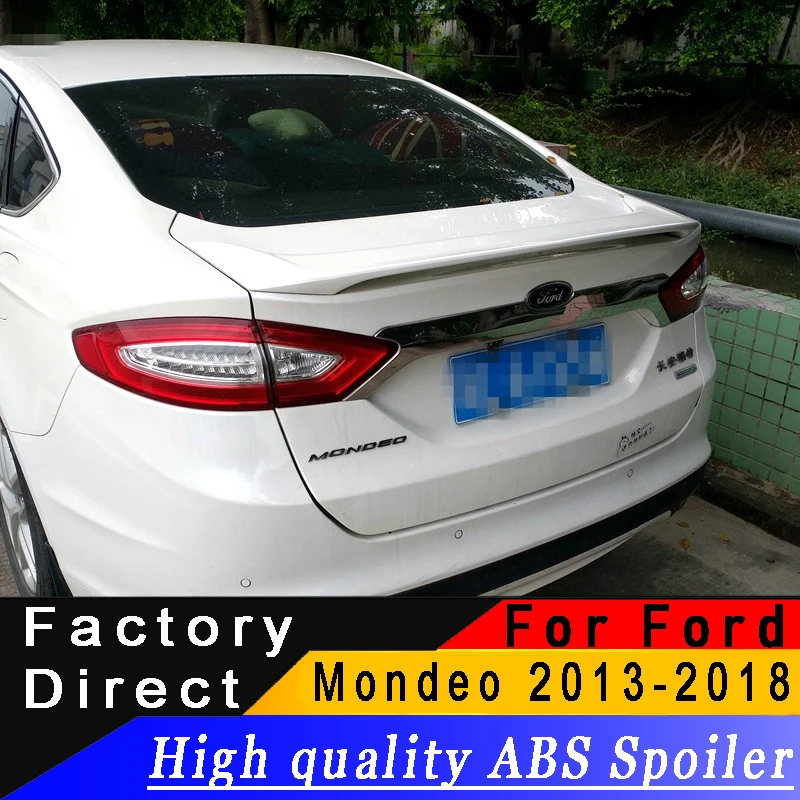 Для Ford Mondeo 2013 до тип задний спойлер Высокое качество ABS спойлер из материала праймер DIY любой цвет спойлер для Mondeo