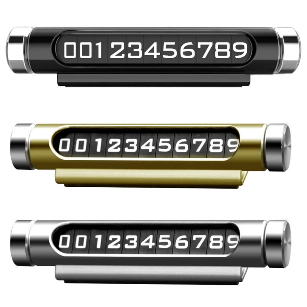 Flexible Rotatable Car Temporary Parking Card Telephone Phone Number