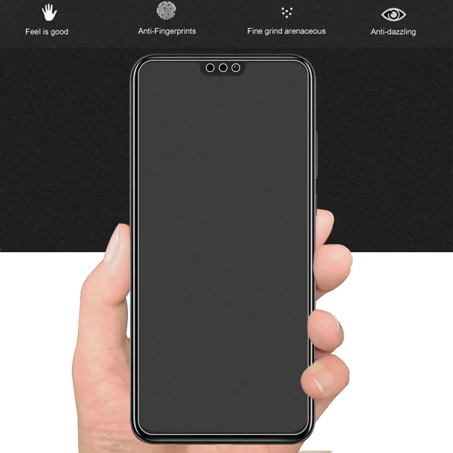 Матовое закаленное стекло для huawei Honor 8X10 9 8 Play 8X 7X View mate 20 P smart plus Защитная пленка для экрана