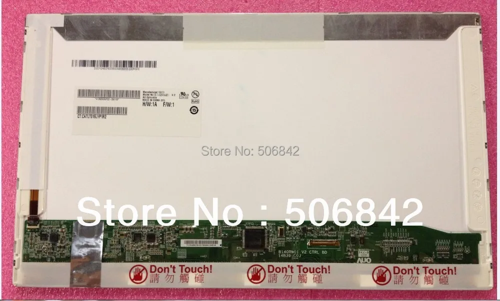 

Новый проекционный экран A + 14 дюймов, дисплей стандарта B140RW01 V.2 V2 1600*900, 30 контактов