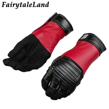 

Deadpool 2 Cosplay Accessory Wade Winston Wilson Fancy leather cosplay gloves Superhero Deadpool Gloves cosplay cycling gloves