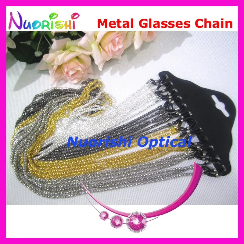 12 шт. 4 цвета металлические солнцезащитные очки шнур цепи шнур L513