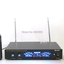 UHF 2 канала Беспроводной микрофон гарнитуры Системы 2 поясной с головы Mic