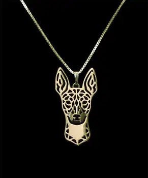 

DAGNGAO fashion Newest Unique Handmade Rat Terrier pendant Necklace women choker chain necklace Dog Jewelry Pet Lovers Gift Idea
