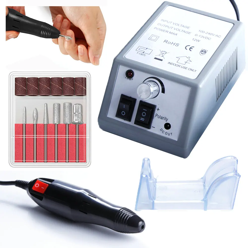 

20000rpm Electric Nail Drill Milling Cutter For Manicure Nail Art File Bits Gel Polish Remover Ceramic Cutter Pedicure Equipment