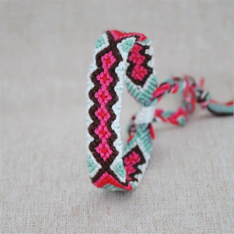 Браслет в стиле бохо, непальский плетеный шнур, браслет в стиле хиппи для женщин и мужчин, браслет дружбы, ювелирные изделия для пар - Окраска металла: 5