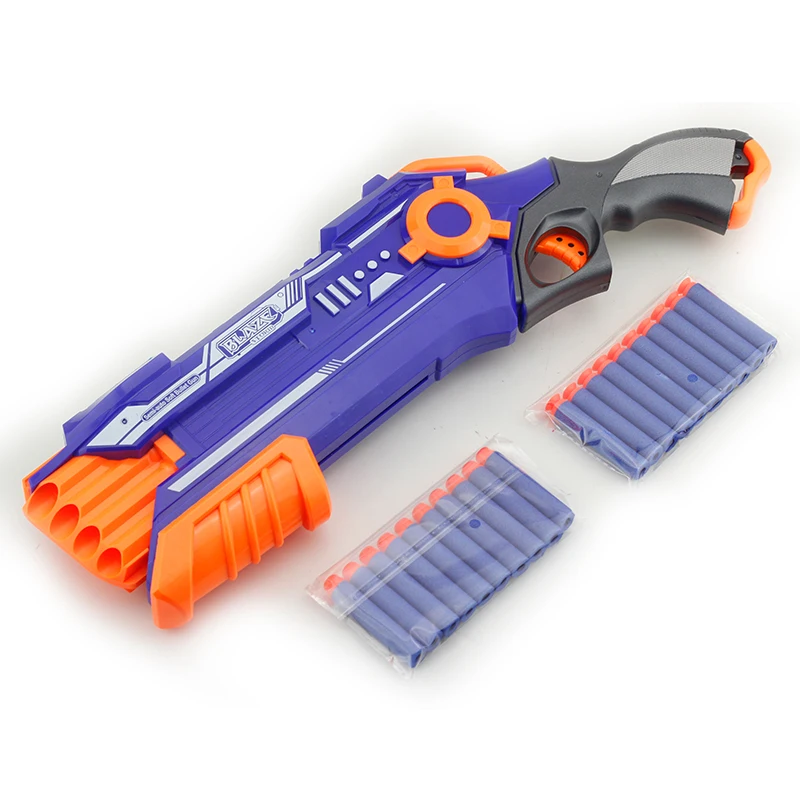 Eva2king игрушечный пистолет с мягкими пулями подходит для Nerf пушки мягкая игрушка дартс пушки идеальный костюм для Nerf игрушечный пистолет